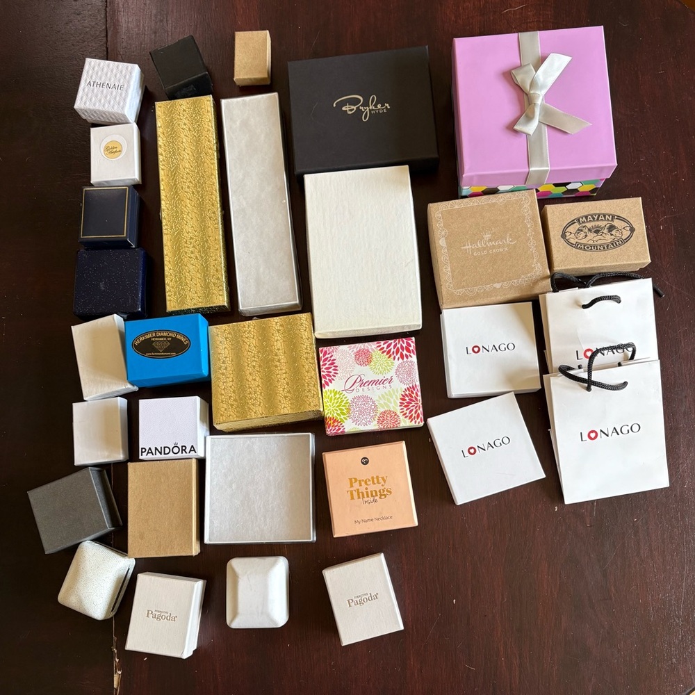 Jewelry Gift Boxes Lot. 30 pieces